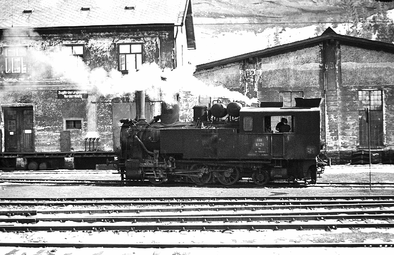 001 Erzbergbahn Zf. Vordernberg ÖBB 97.211 ca. 1975 sammlung herbert rubarth foto heinz block