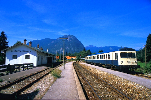 k-012 Grenzbahnhof Pfronten- Steinach 30.07.1986 Foto H. Rubarth
