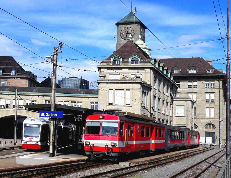 k-001 Appenzellerbahn & Trogener Bahn in St. Gallen AB 29.08.2010 foto herbert rubarth