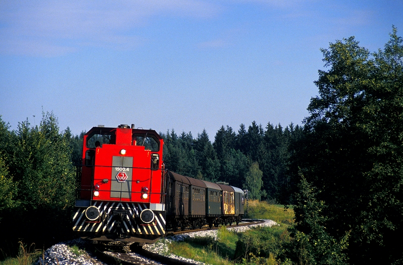 k-006 JW Diesellok zwischen Premstetten- Tobelbad und Lieboch 02.09.1992 foto johannes schmoll